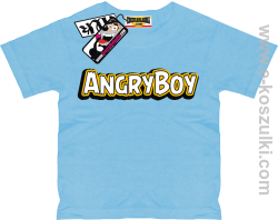 Angryboy koszulka dziecięca - błękitny