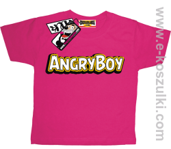 Angryboy koszulka dziecięca - różowy