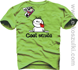 Cool Smile - koszulka męska - kiwi
