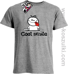 Cool Smile - koszulka męska - melanżowy