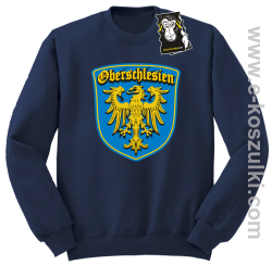 oberschlesien herb - bluza z herbem bez kaptura granatowa