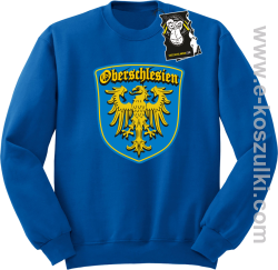 oberschlesien herb - bluza z herbem bez kaptura niebieska