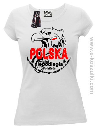 POLSKA WIELKA NIEPODLEGŁA - koszulka damska 