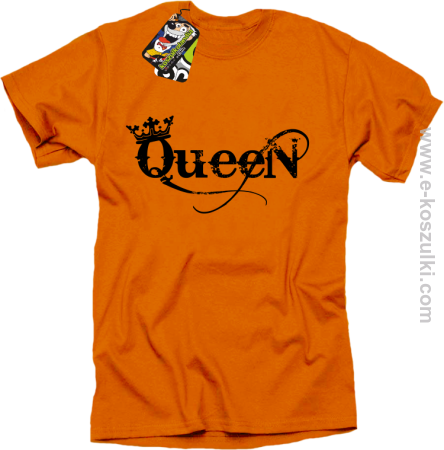 Queen Simple - koszulka męska z nadrukiem 