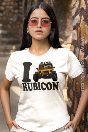 I love RUBICON - koszulka damska 