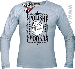 Polish Vodka - longsleeve męski - melanżowy