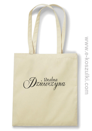 Idealna dziewczyna - Eco torba beżowa