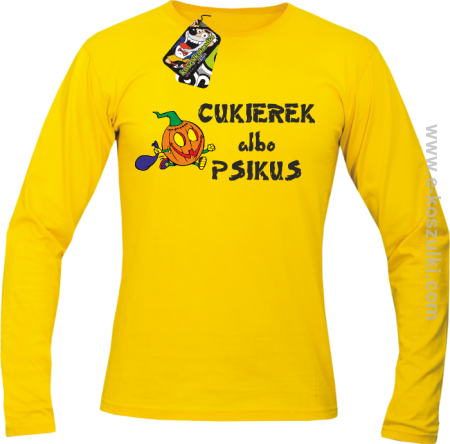 Cukierek albo psikus Halloween - longsleeve męski