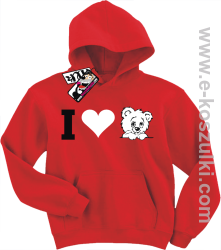 I love misia bluza dziecięca - czerwony