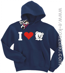 I love misia bluza dziecięca - granatowy