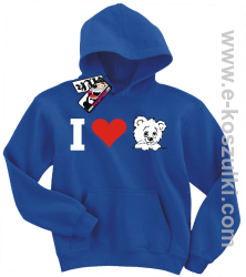 I love misia bluza dziecięca - niebieski