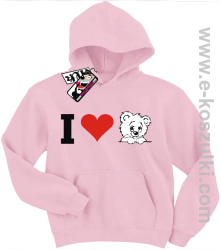 I love misia bluza dziecięca - różowy