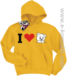 I love misia bluza dziecięca - żółty