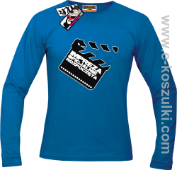 Impreza oficjalnie rozpoczęta - longsleeve męski - niebieski