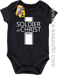 Soldier of Christ - Żołnierz Chrystusa - body dziecięce czarne