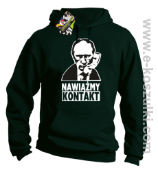 Nawiążmy kontakt Putin - bluza z kapturem butelkowy