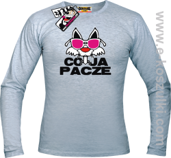 Co ja pacze - longsleeve męski - melanżowy
