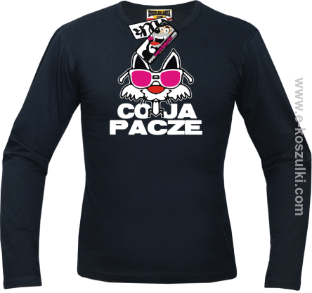Co ja pacze - longsleeve męski - czarny