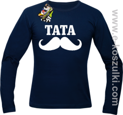 Tata Wąsacz - longsleeve granatowy