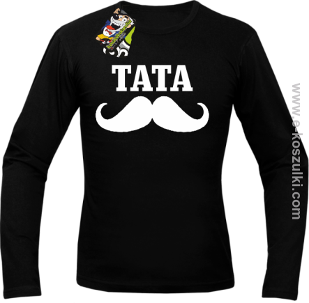 Tata Wąsacz - longsleeve czarny