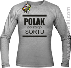 POLAK gorszego sortu - Longsleeve męski melanż 