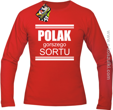 POLAK gorszego sortu - Longsleeve męski
