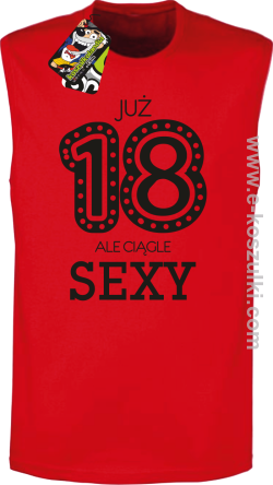  Już 18-tka ale ciągle sexy - bezrękawnik męski