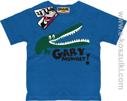 Gary muwałt koszulka dziecięca - niebieski