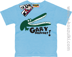 Gary muwałt koszulka dziecięca - błękitny