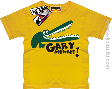 Gary muwałt - koszulka dziecięca