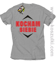 Kocham siebie - koszulka męska melanż