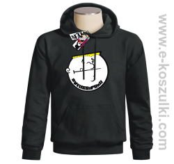 Wuss up bro - bluza męska z kapturem - czarny