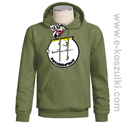 Wuss up bro - bluza męska z kapturem - khaki