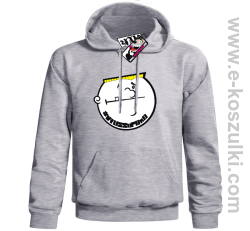 Wuss up bro - bluza męska z kapturem - melanżowy