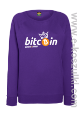 Bitcoin Standard Cryptominer King - bluza damska standard fioletowa