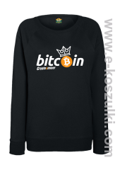 Bitcoin Standard Cryptominer King - bluza damska standard czarna