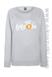 Bitcoin Standard Cryptominer King - bluza damska standard melanż 
