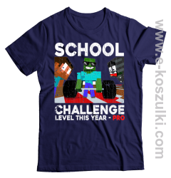 School Challenge Level this year PRO - koszulka męska granatowa