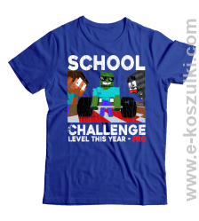 School Challenge Level this year PRO - koszulka męska niebieska