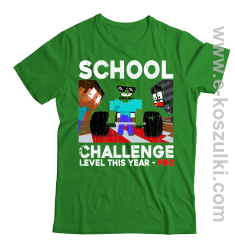 School Challenge Level this year PRO - koszulka męska zielona