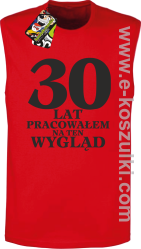 30 lat pracowałem na ten wygląd - bezrękawnik męski czerwony