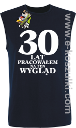 30 lat pracowałem na ten wygląd - bezrękawnik męski granatowy