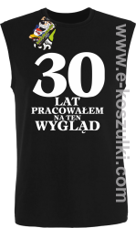 30 lat pracowałem na ten wygląd - bezrękawnik męski czarny