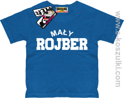 Mały rojber koszulka dziecięca - niebieski