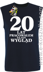 20 lat pracowałem na ten wygląd - bezrękawnik męski granatowy