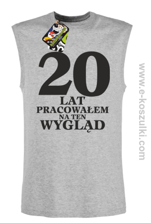 20 lat pracowałem na ten wygląd - bezrękawnik męski