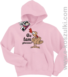 Co tam gdaczesz ? bluza dziecięca - różowy
