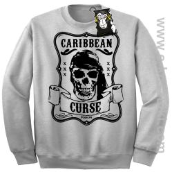 Caribbean curse - ciapła bluza bez kaptura melanż