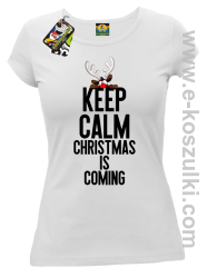 Keep calm christmas is coming white