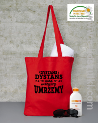 Dystans Dystans bo wszyscy umrzemy - torba czerwona